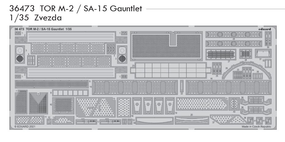 1/35 TOR M-2 / SA-15 Gauntlet (ZVEZDA)