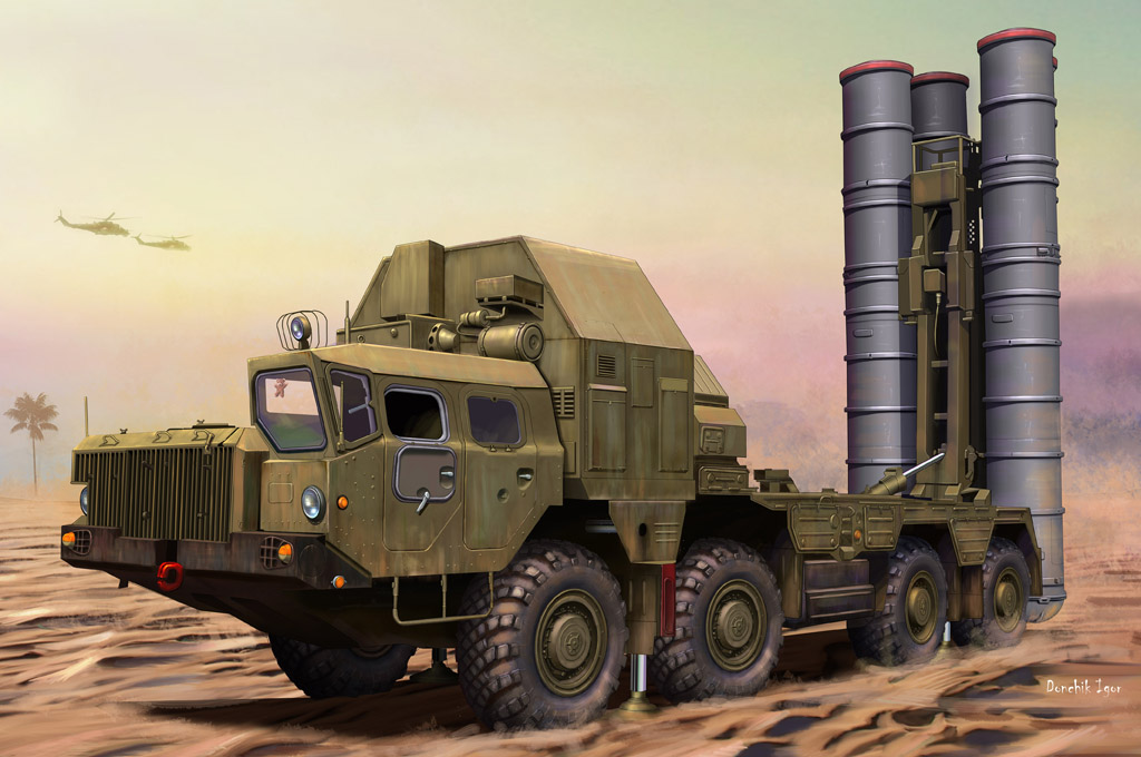 Fotografie 1/72 48N6E of 5P85S TEL S-300PMU SA-10 GRUMBLE