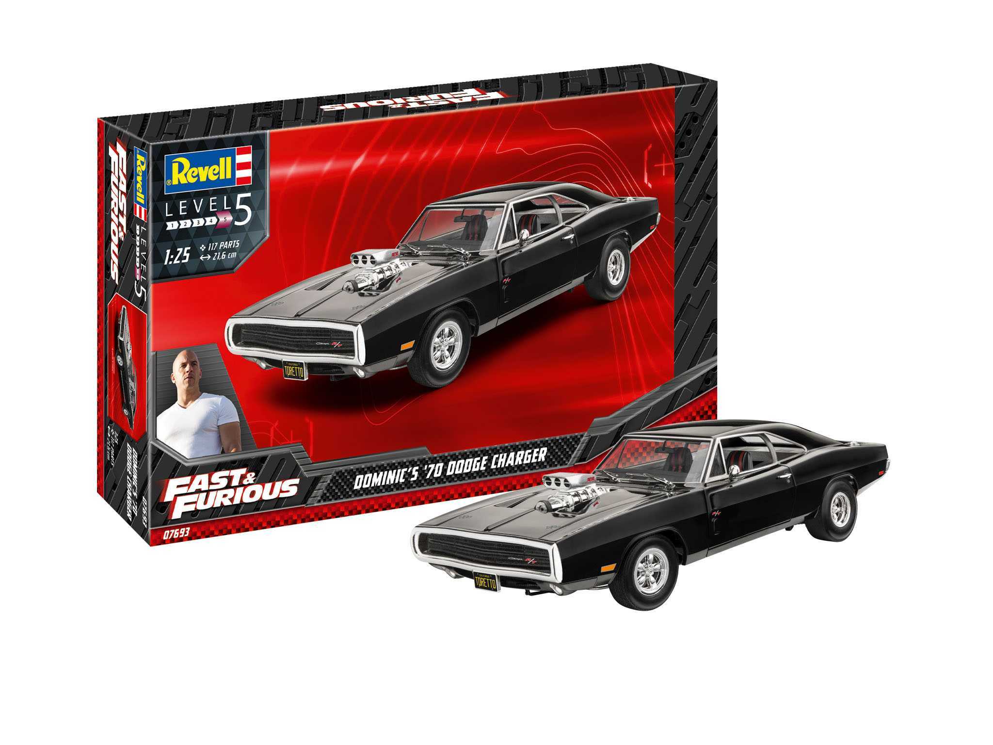 Fotografie ModelSet auto 67693 - Fast & Furious - Dominics 1970 Dodge Charger (1:25)