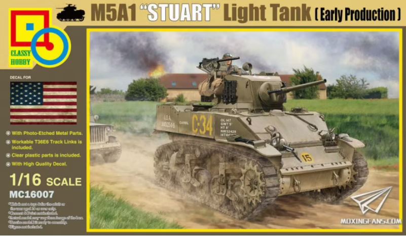 1/16 M5A1 Stuart (Early Production)