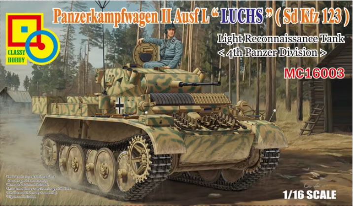 1/16 Panzer II Ausf. L "Luchs" 4. Pz.Div.