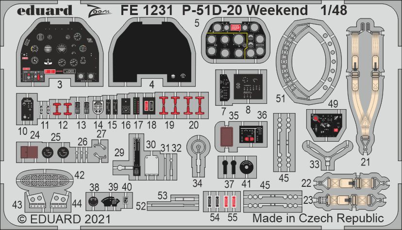 1/48 P-51D-20 Weekend (EDUARD)