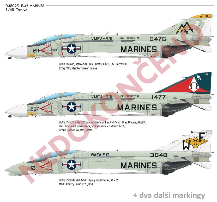 1/48 F-4B MARINES (TAMIYA)