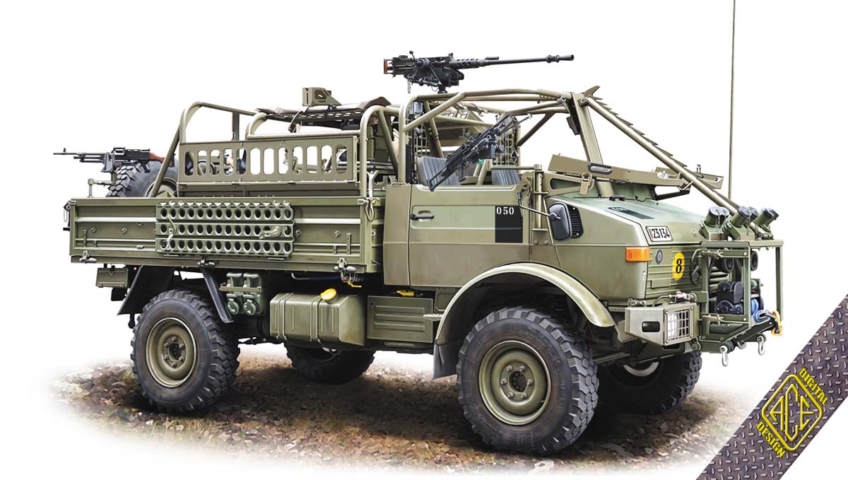 Fotografie 1/72 4x4 Unimog for long-range Patrol Missions JACAM