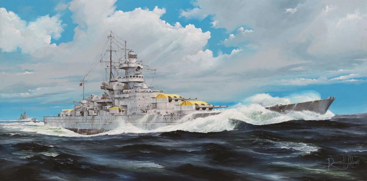 Fotografie 1/200 German Gneisenau Battleship