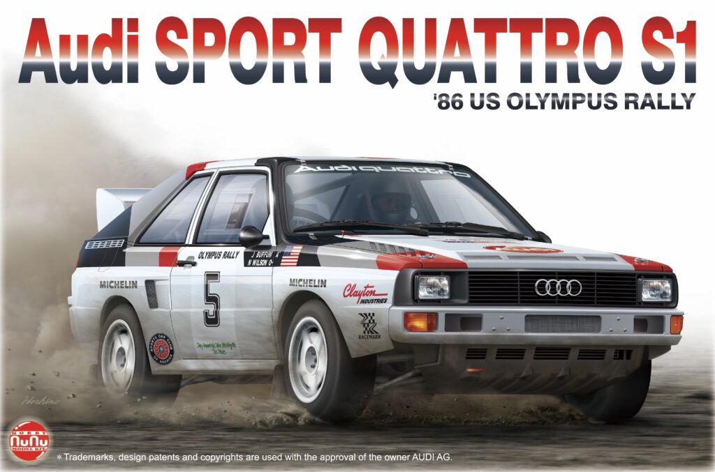 Fotografie 1/24 Audi Sport Quattro S1 '86 US OLYMPUS RALLY (New TOOL )