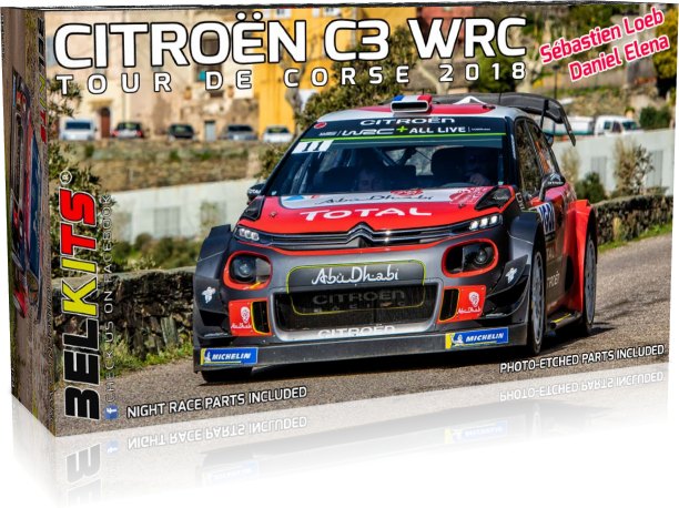 1/24 Citroen C3 WRC - Tour de Corse 2018
