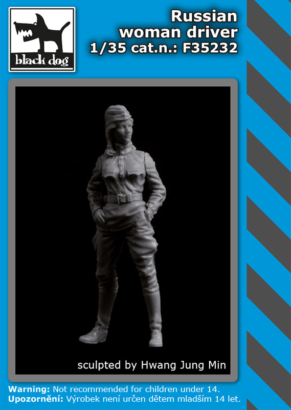 1/35 Russian woman driver (1 fig.)
