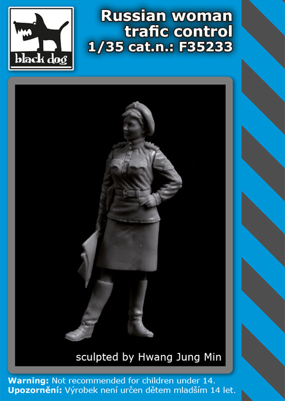1/35 Russian woman trafic control (1 fig.)