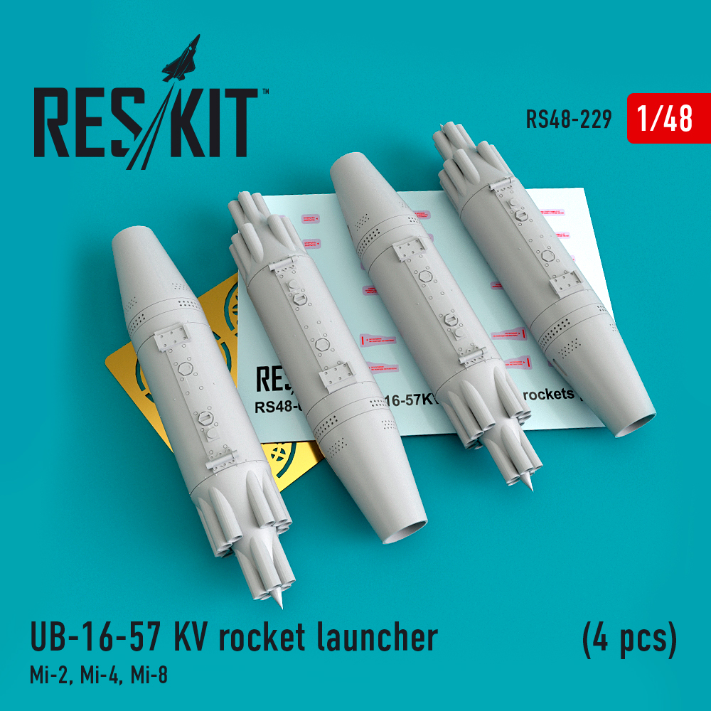 1/48 UB-16-57 KV rocket launcher (4 pcs.)