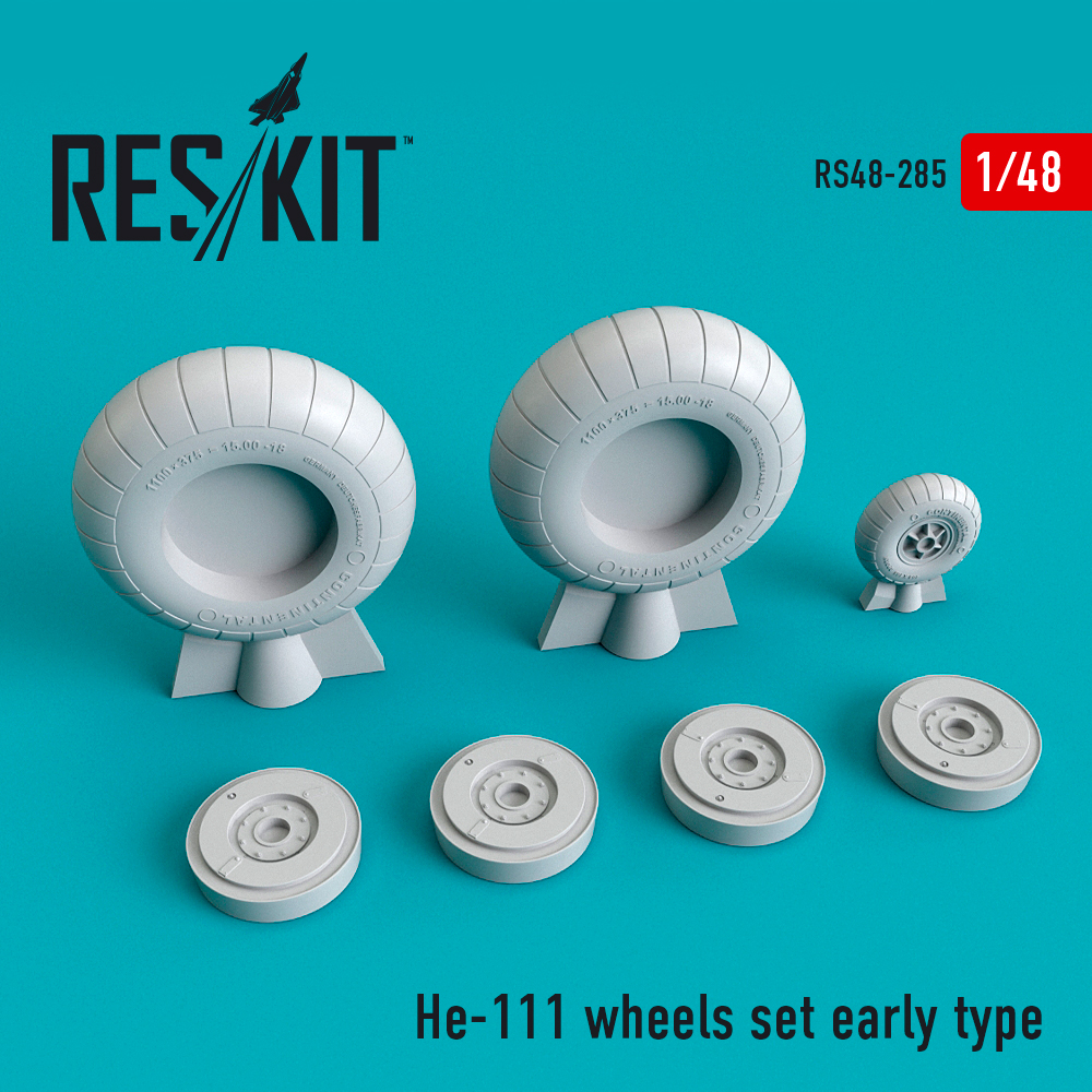 1/48 He-111 wheels set early type