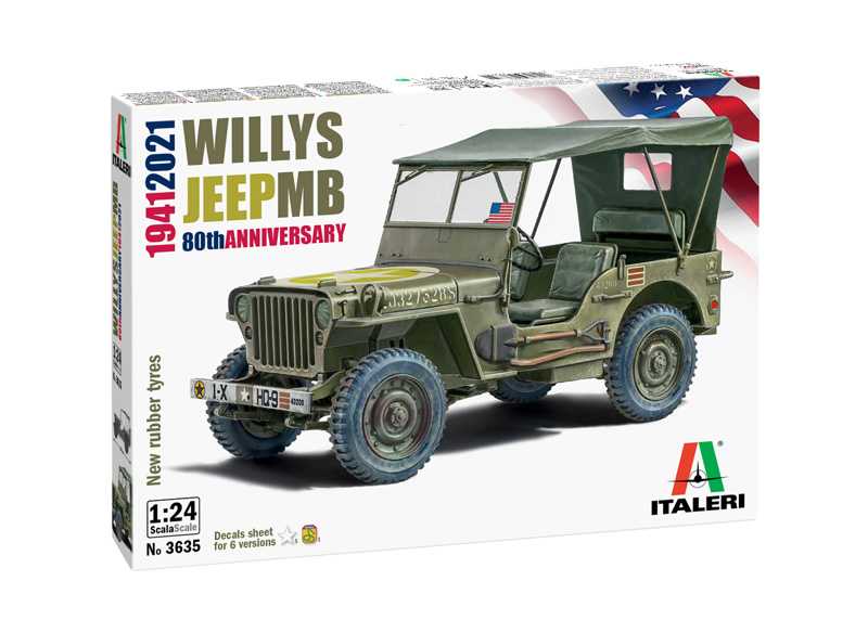 Fotografie Model Kit auto 3635 - Willys Jeep MB (1:24)