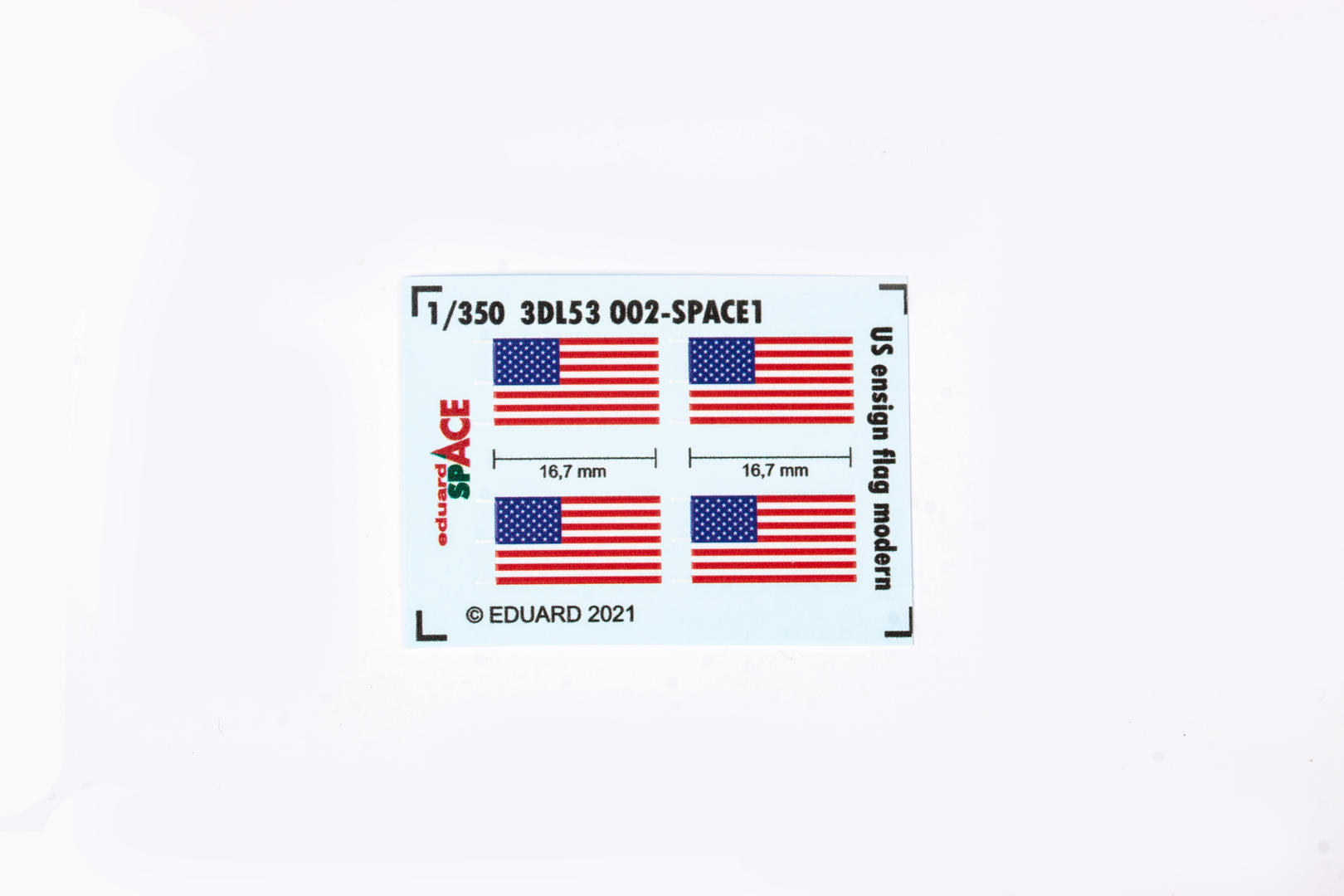 Fotografie 1/350 US ensign flag modern SPACE