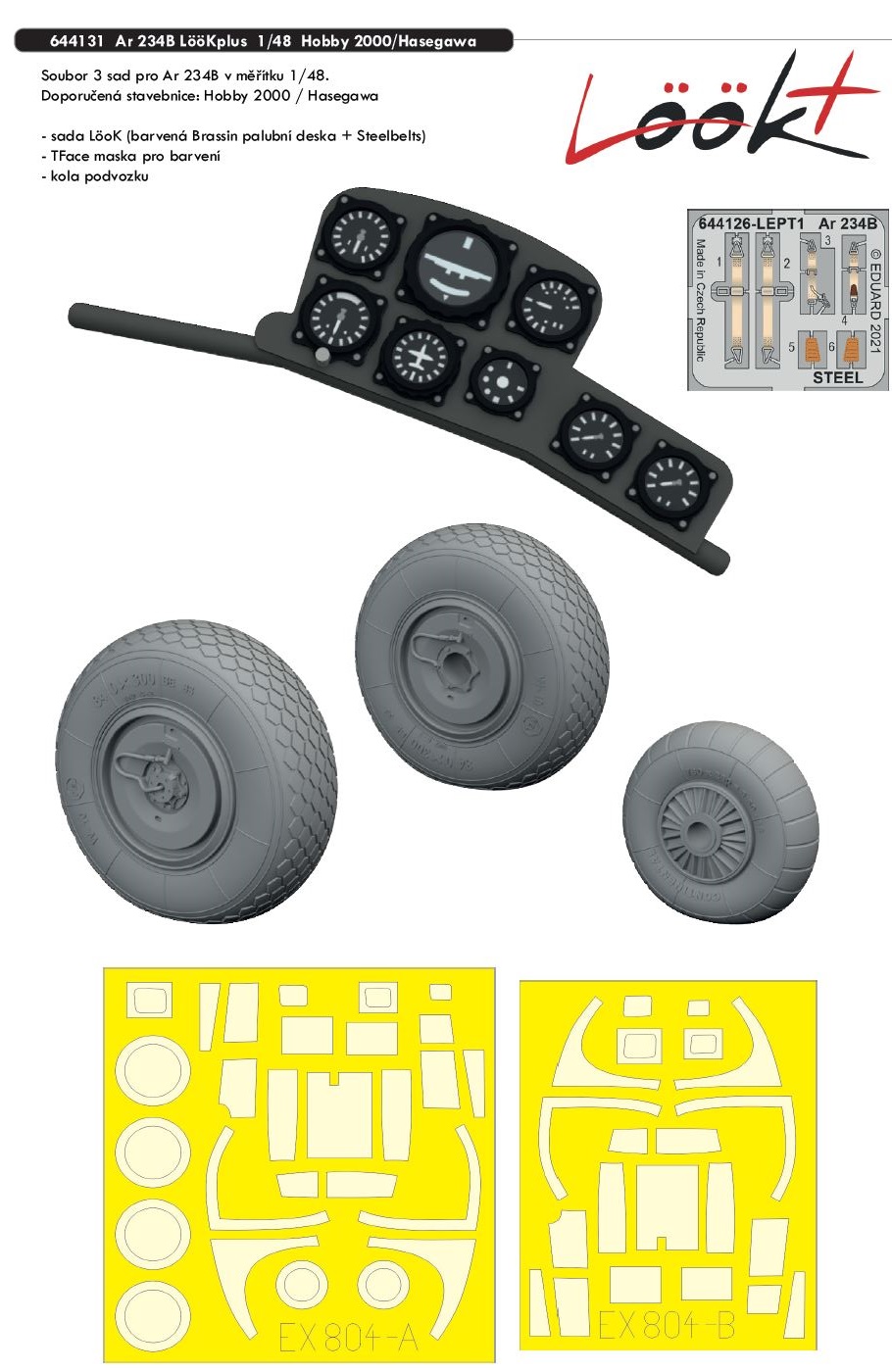 Fotografie 1/48 Ar 234B LööKplus (HASEGAWA/HOBBY 2000)