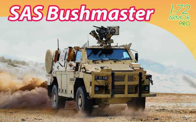 Model Kit military 7701 - SAS Bushmaster (1:72)