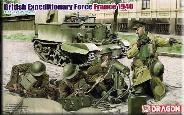 Model Kit figurky 6552 - BRITISH EXPEDITONARY FORCE, FRANCE 1940 (1:35)