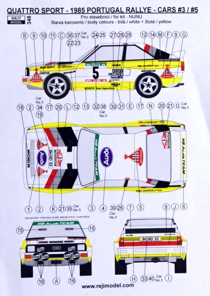 1/24 Audi Quattro Sport - Rallye Portugal 1985