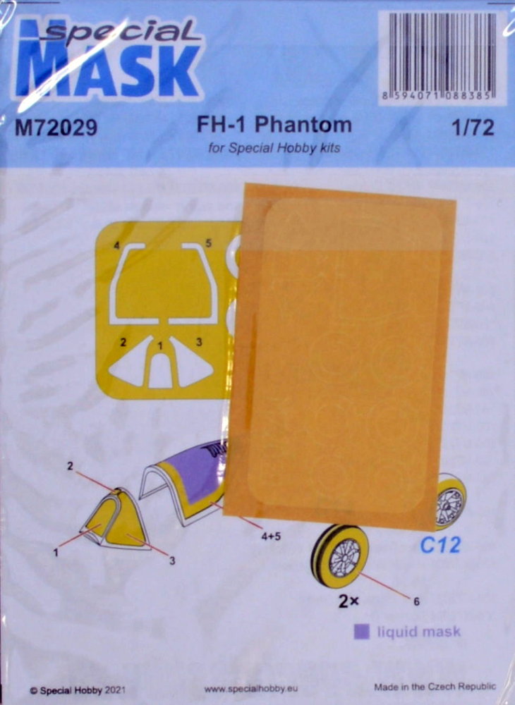 1/72 Mask for FH-1 Phantom (SP.HOBBY)