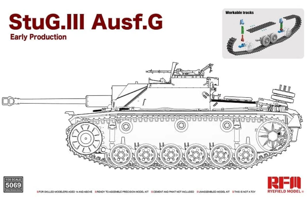 1/35 StuG III Ausf. G early with Workable tracks