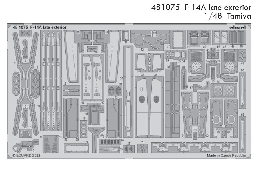 Fotografie 1/48 F-14A late exterior (TAMIYA)