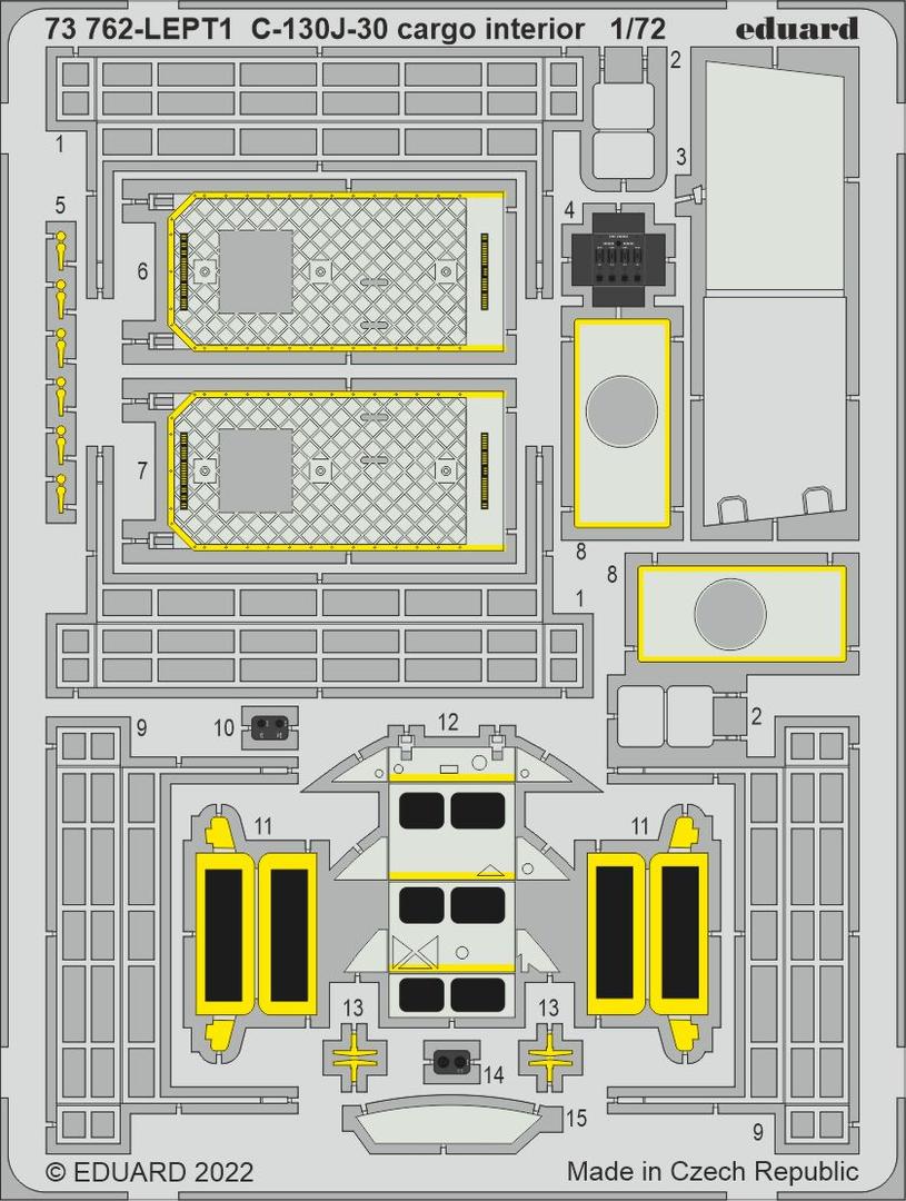 1/72 C-130J-30 cargo interior (ZVEZDA)