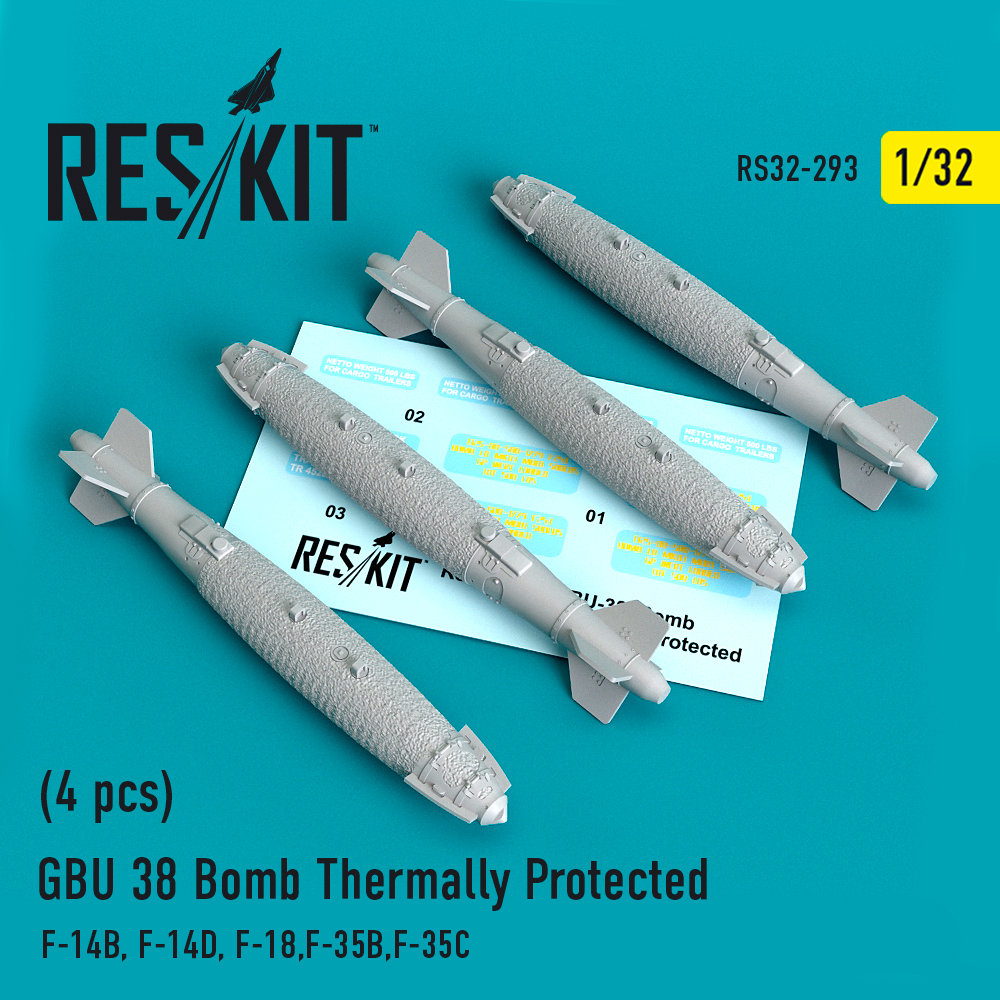 1/32 GBU 38 Bomb Thermally Protected (4 pcs.)