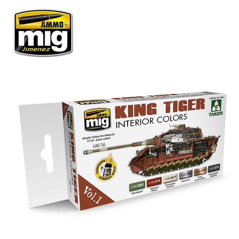 King Tiger Interior Color (Special Takom Edition)