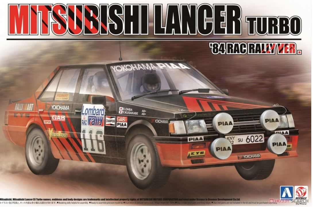 Fotografie 1/24 Mitsubishi Lancer Turbo '84 RAC Rally Ver.