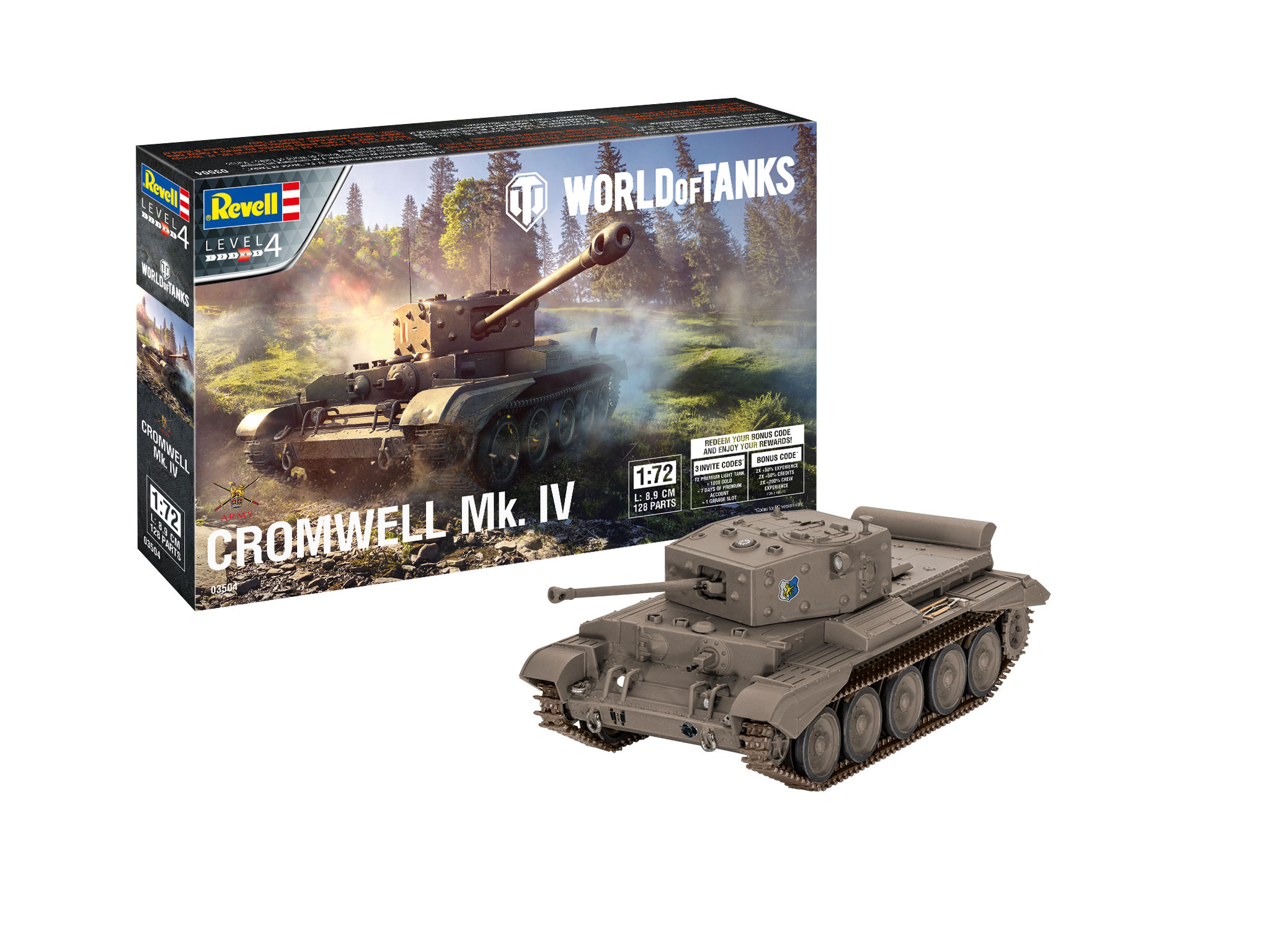 Plastic ModelKit World of Tanks 03504 - Cromwell Mk. IV (1:72)