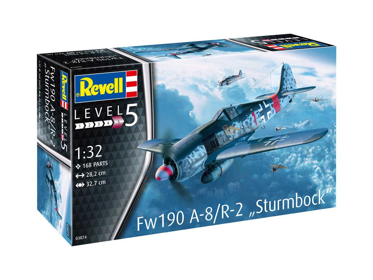 Fotografie Plastic ModelKit letadlo 03874 - Fw190 A-8 "Sturmbock" (1:32)