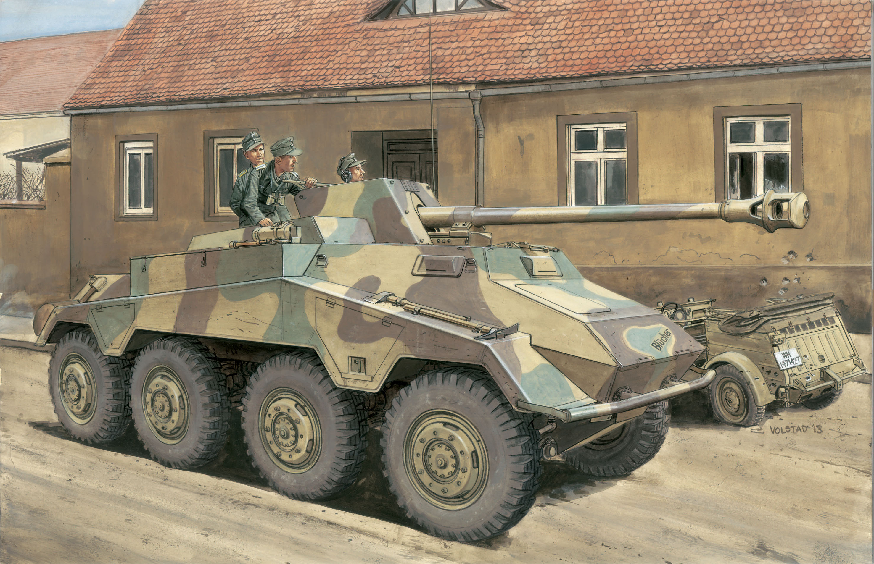 Model Kit military 6772 - SD.KFZ.234/4 PANZERSPÄHWAGEN (PREMIUM EDITION) (1:35)