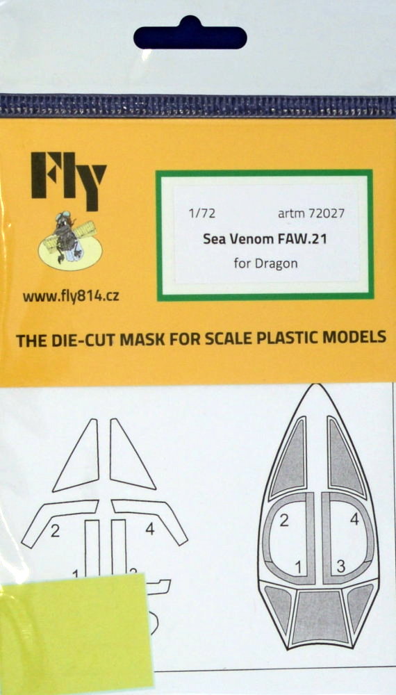 1/72 Mask for Sea Venom FAW.21 (DRAG)