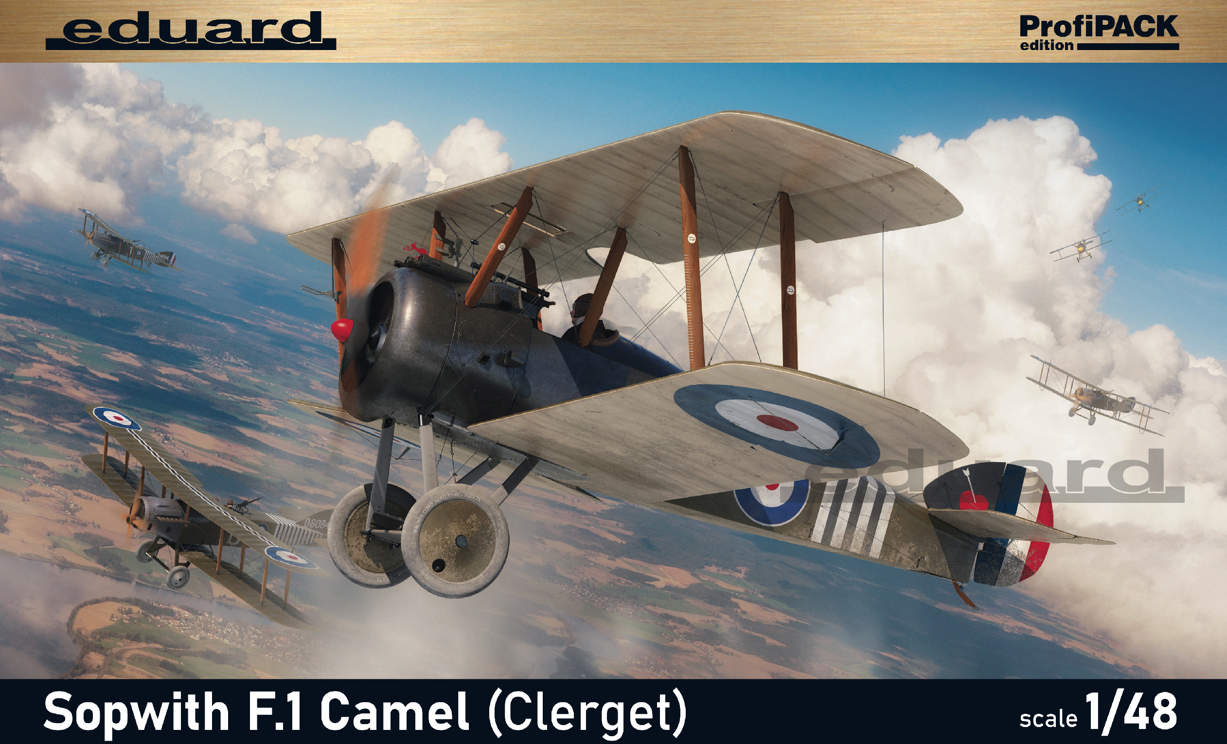 1/48 Sopwith F.1 Camel (Clerget engine) (Profipack)