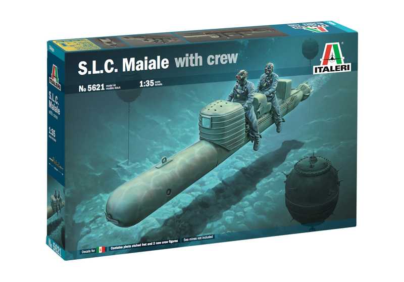 Fotografie Model Kit torpédo 5621 - S.L.C. MAIALE (1:35)