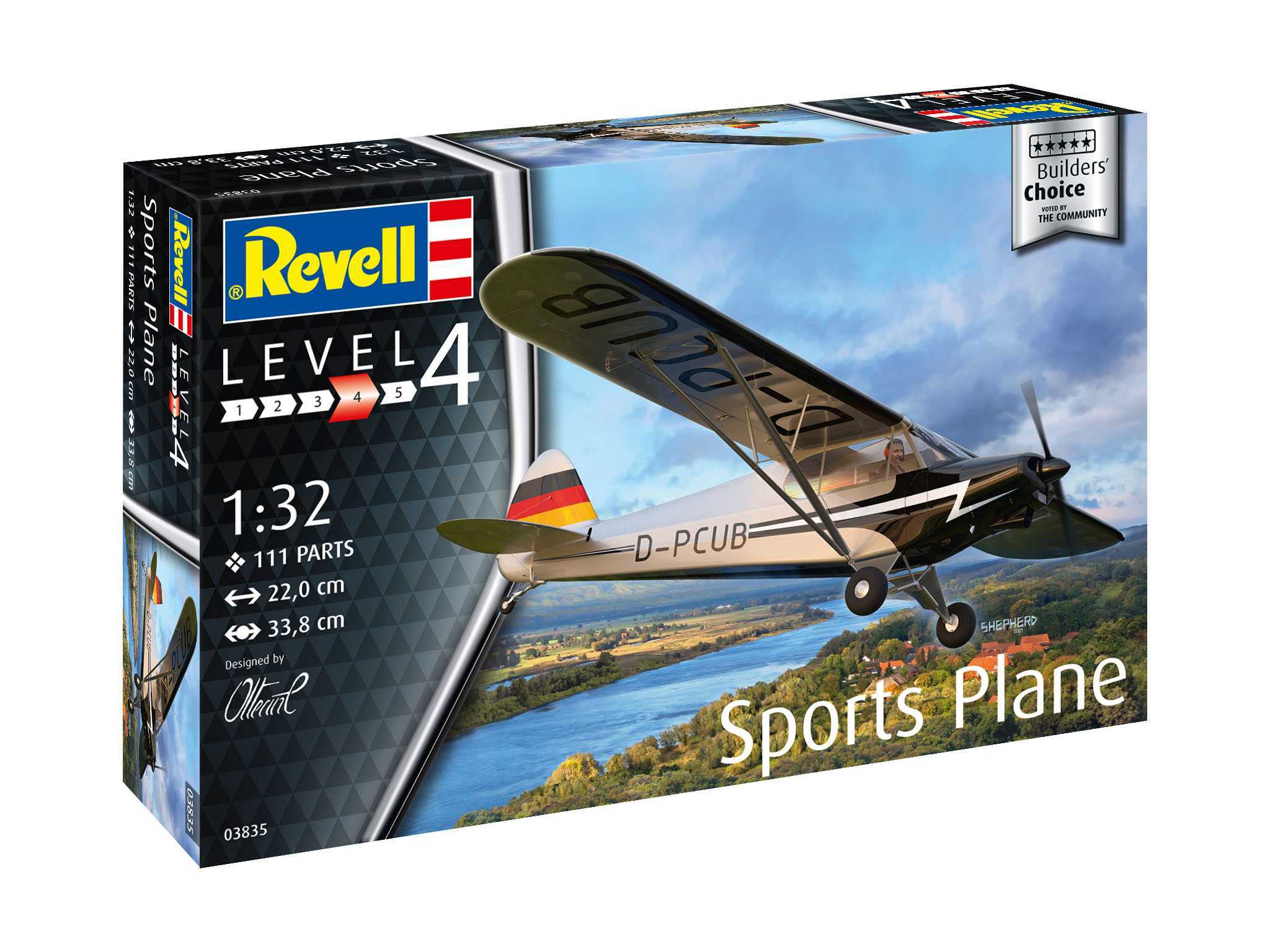 Fotografie ModelSet letadlo 63835 - Builders Choice Sports Plane (1:32)