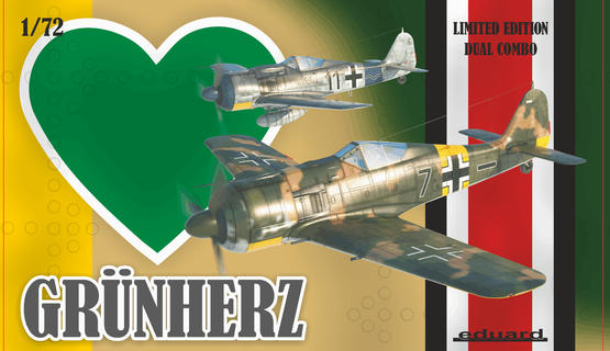 Grünherz Fw 190A-5 a A-8 (dual combo) 1/72
