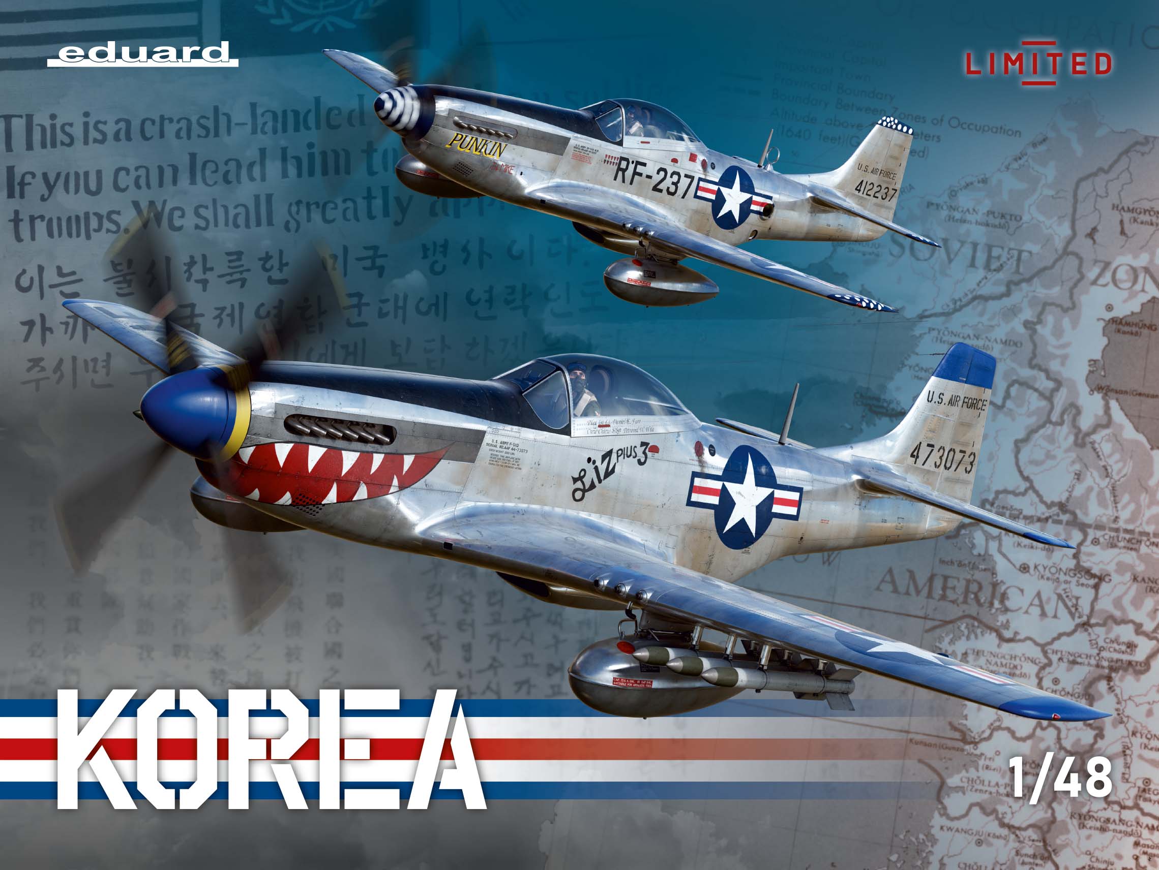 1/48 KOREA (F-51D and RF-51D Mustang) DUAL COMBO (Limited Edition)