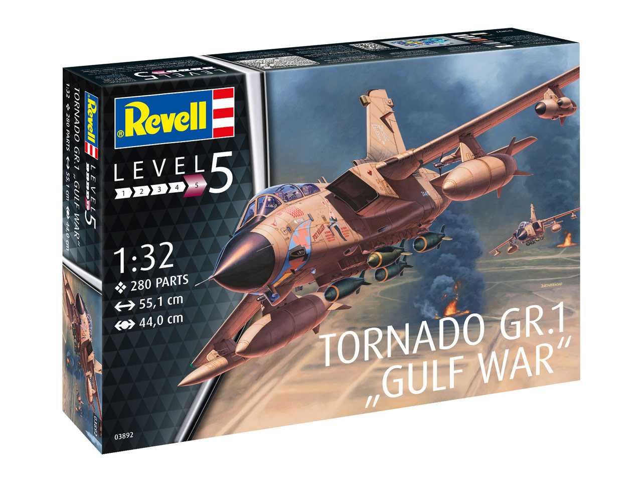 Fotografie Plastic ModelKit letadlo 03892 - Tornado GR Mk. 1 RAF "Gulf War" (1:32)