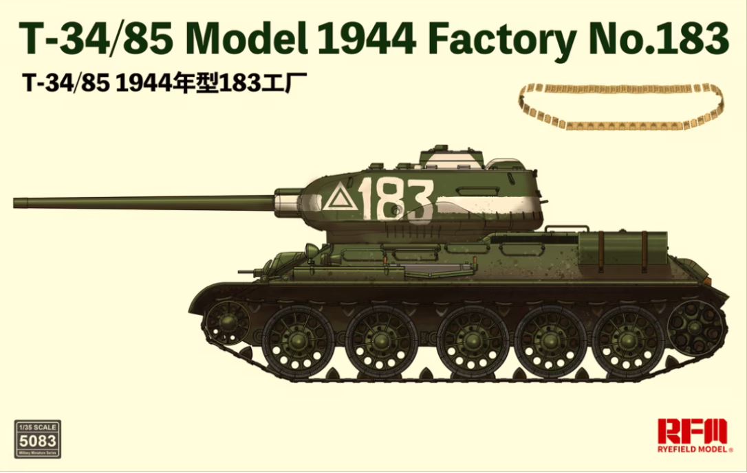 Fotografie 1/35 T-34/85 Model 1944 Factory No.183