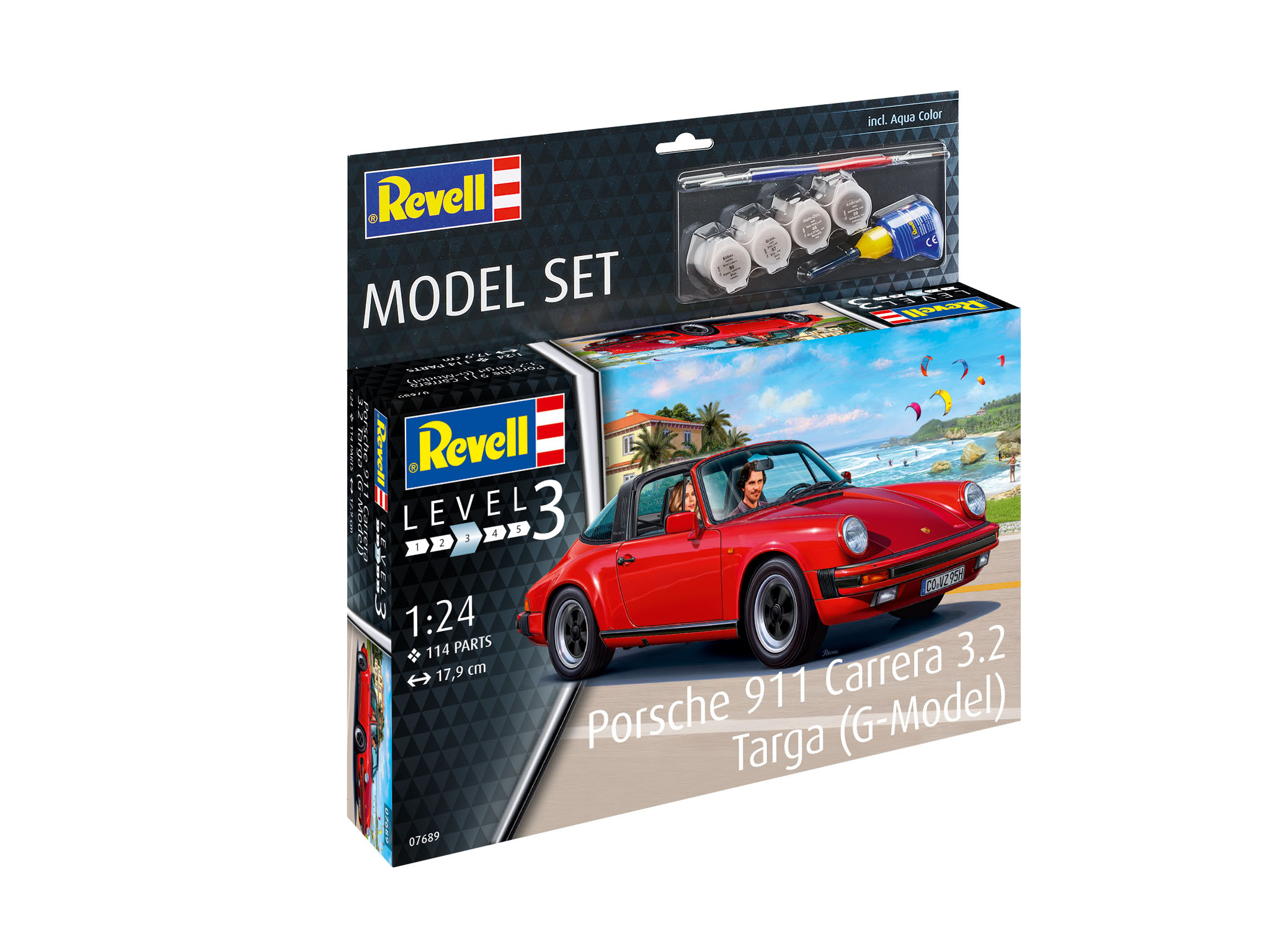 Fotografie ModelSet auto 67689 - Porsche 911 Targa (G-Model) (1:24)