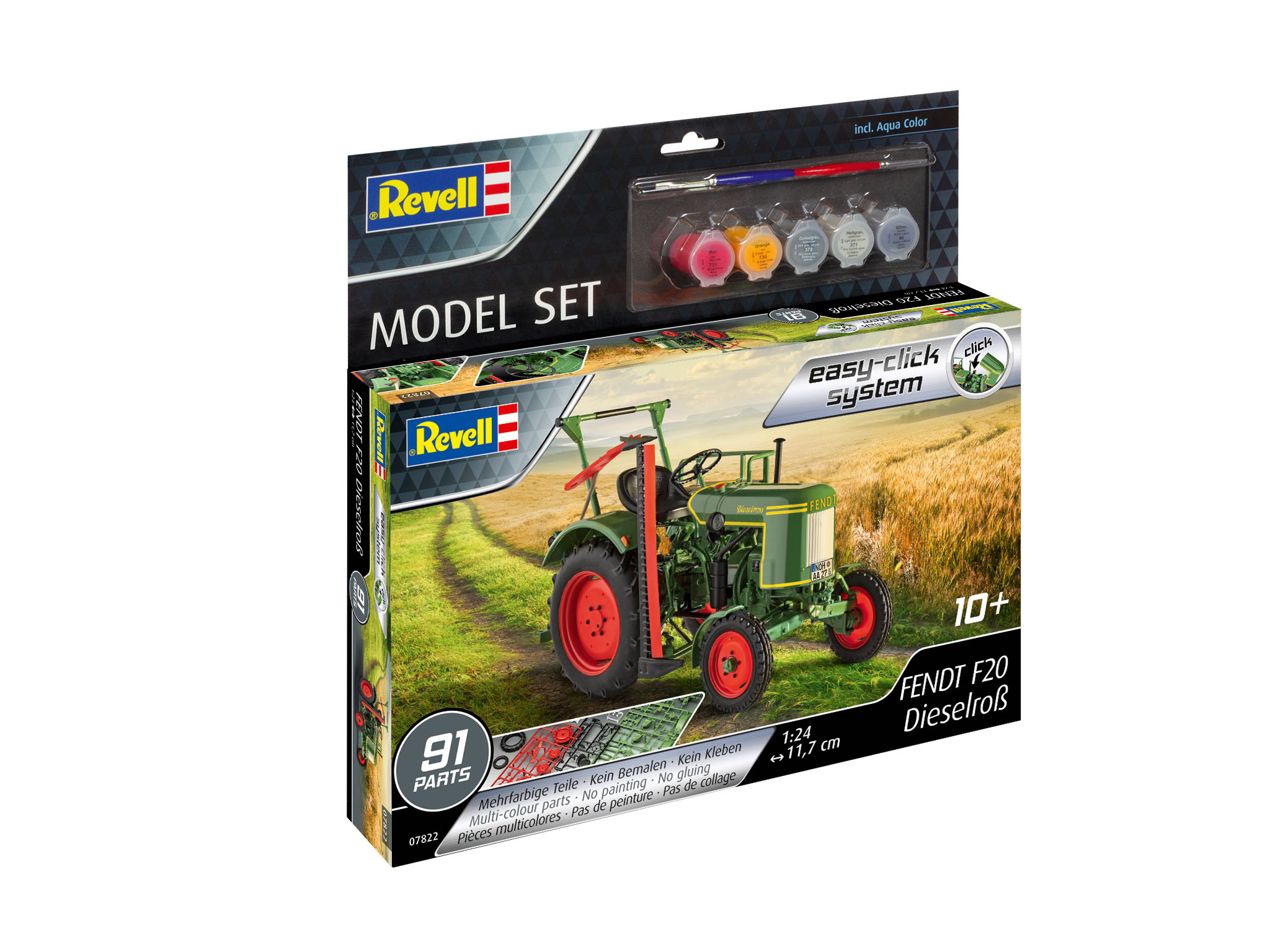 Fotografie EasyClick ModelSet traktor 67822 - Fendt F20 Dieselroß (1:24)