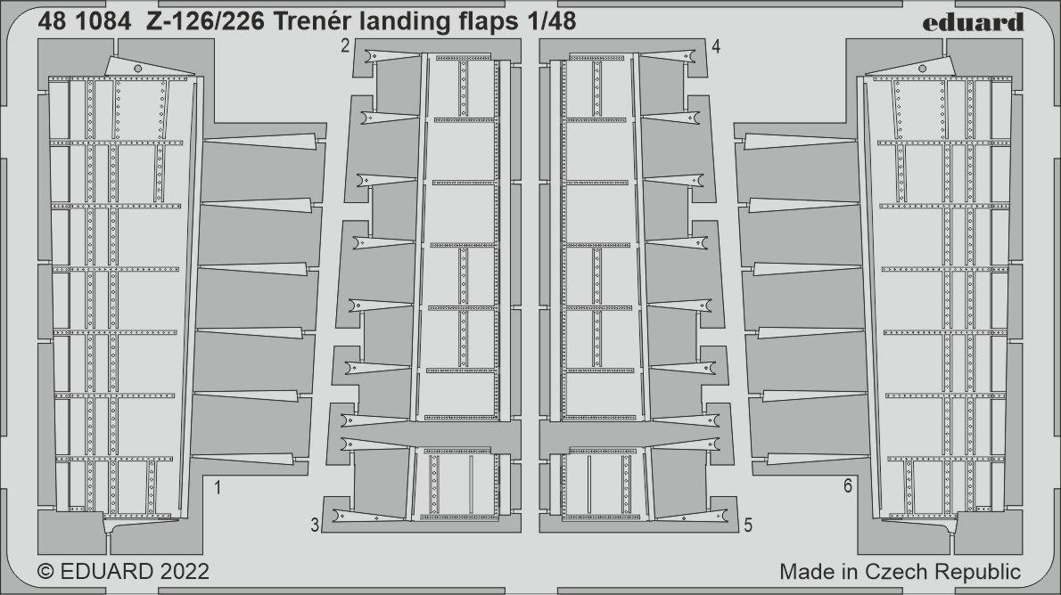 1/48 Z-126/226 Trenér landing flaps (EDUARD)