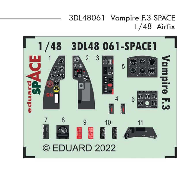 1/48 Vampire F.3 SPACE (AIRFIX)