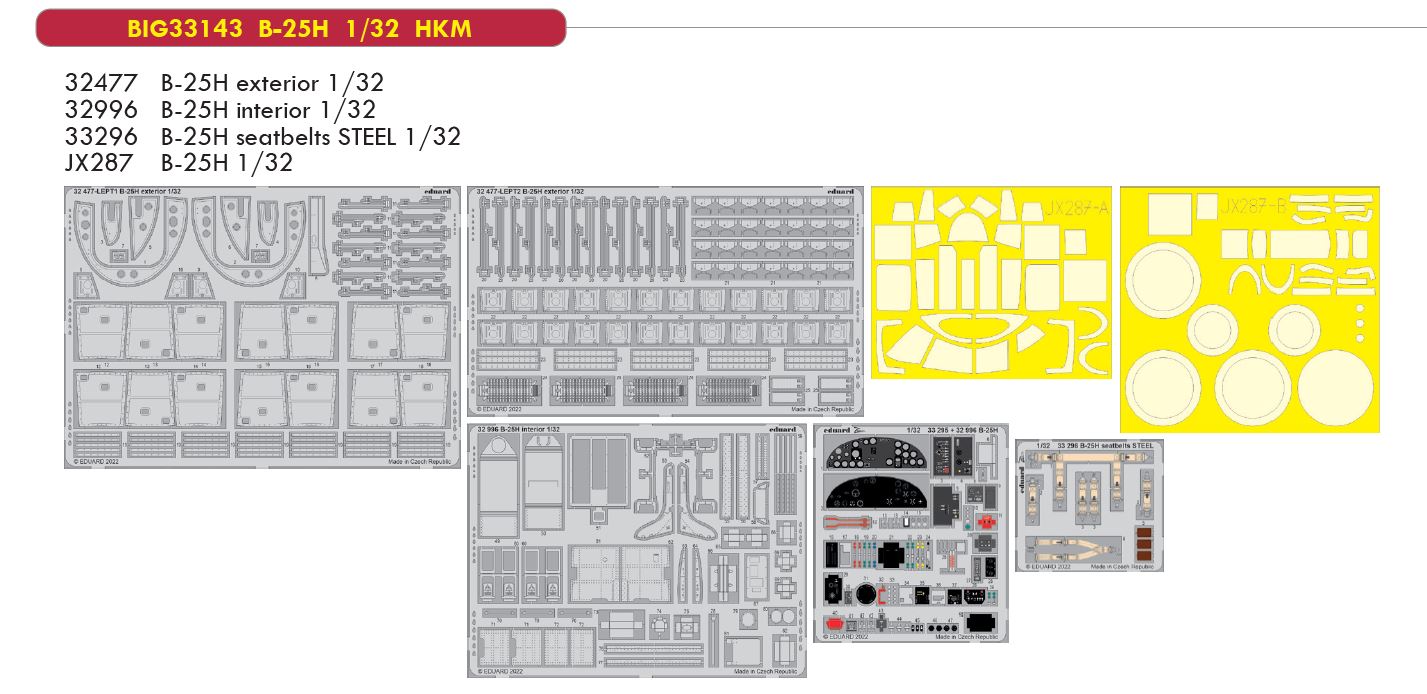 Fotografie 1/32 B-25H (HKM)