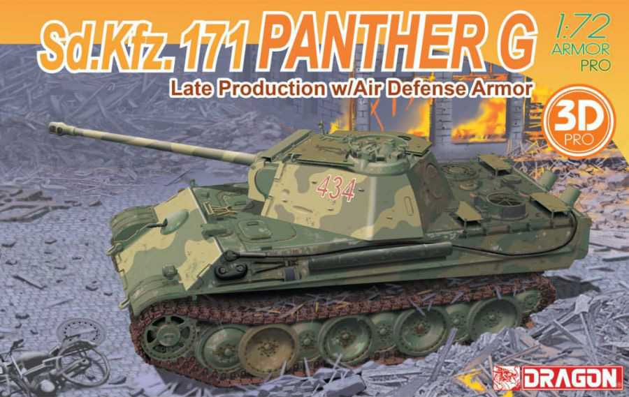 Model Kit tank 7696 - Panther G Late Production w/Air Defense Armor (1:72)