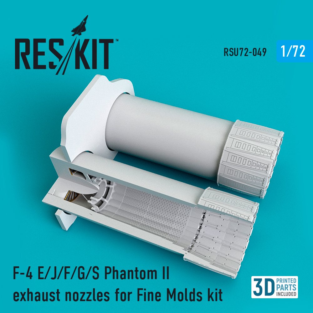 1/72 F-4 E/J/F/G/S Phantom II exh.nozzles (FINEM)