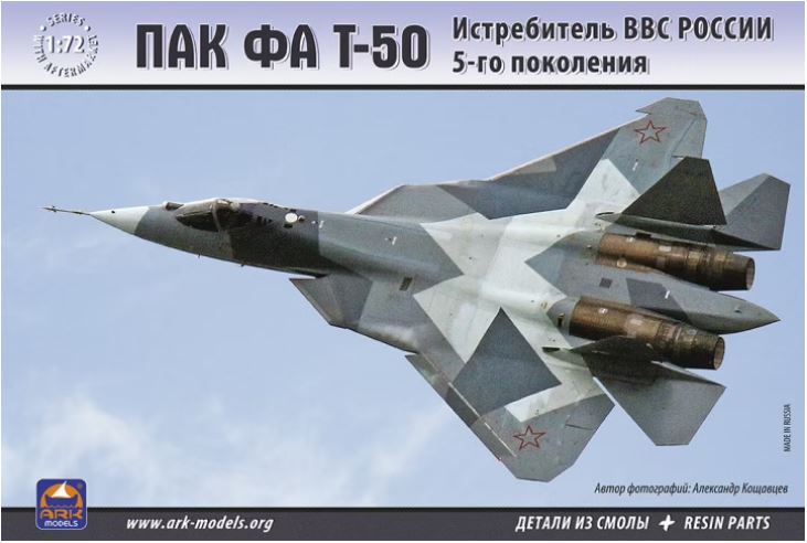 1/72 PAK FA T-50 5th Generation Fighter + resin parts