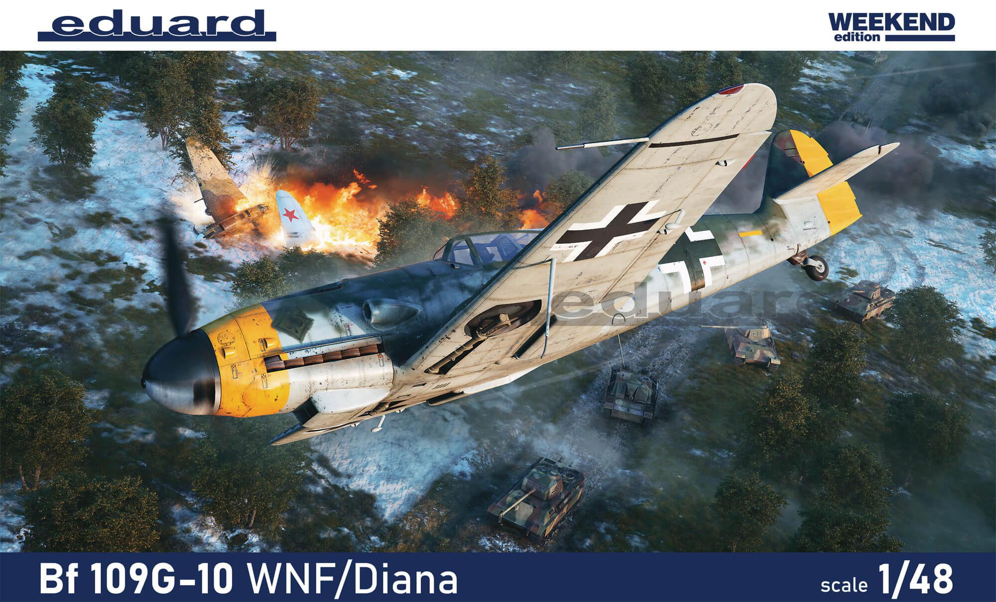 Fotografie 1/48 Bf 109G-10 WNF/Diana (Weekend edition)