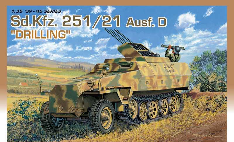 Model Kit military 6217 - Sd.Kfz.251/21 Ausf.D DRILLING (1:35)