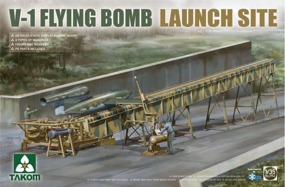 1/35 V-1 FLYING BOMB Launch Site